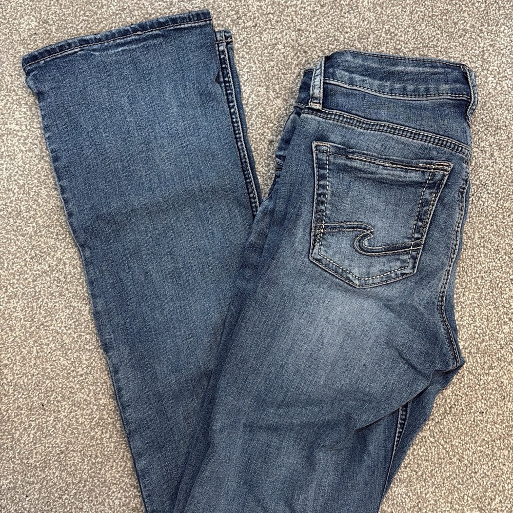 25x33 Silver Jeans Women’s Boot Cut Denim - Mid Blue Wash